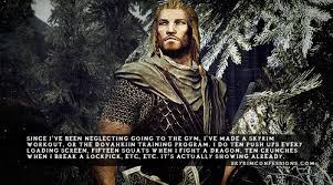 Skyrim Workout I Could Definitely Do The Loading Screen Ones Skyrim Confessions Tumblr Skyrim Skyrim Funny Elder Scrolls Games