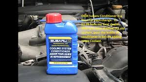 Subaru Outback 2008 Do It Right Antifreeze Coolant Change And Bleeding Youtube
