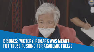 Browse top 10 famous quotes and sayings by brion gysin. Victory Remark Was Meant For Those Pushing For Academic Freeze Briones Inquirer News