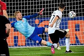 Join the discussion or compare with others! Germany 1 1 Denmark Yussuf Poulsen Cancels Liverpool Goal Florian Neuhaus Opener For Hosts