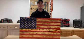 Handmade american rustic wooden flags veteran made woodworks american flag challenge coin display box relic wood patriotic diy american flag build easy as red white and blue. 5 Fourth Of July Projects You Can Build In A Weekend