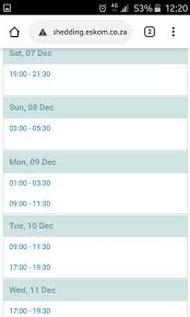 South africa was saddled with stage two blackouts on thursday as the embattled power utility suffered capacity constraints due to. Eskom Load Shedding Schedule Thohoyandou Town Update Facebook