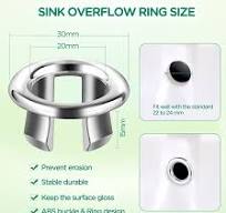 Amazon.com: wulikanhua 4Pcs Sink Overflow Ring, Bathroom ...