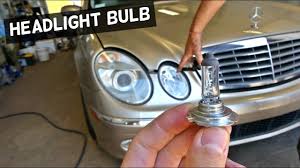 Also, find your other car light bulb sizes including your fog light, reverse light, turn signal, brake light and more. Mercedes W211 Headlight Bulb Replacement High Beam Youtube