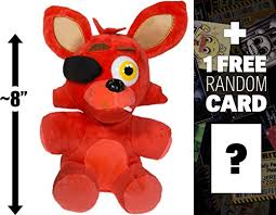 Fnaf officially licensed five nights at freddy's 3 figure hangers set of 10 toys includes: Foxy 8 Five Nights At Freddy S Plush 1 Official Fnaf Trading Card Bundle Infiniod Online Shopping