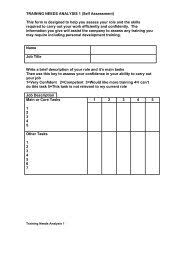 Areas of improvement since last review. Risk Analysis Self Assessment Form Business Crime Reduction