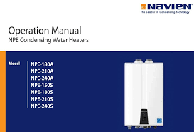 Navien Tankless Water Heater Manuals Find Them Here