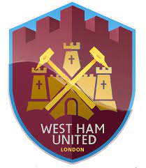 Football(soccer) logo west ham united with kit. West Ham