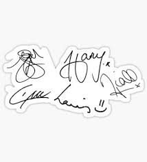 Aesthetic Single Aesthetic Printable Black And White Stickers One Direction Stickers Aesthetic Stickers Cute Stickers One Direction Drawings