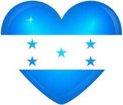 Honduras Large Heart Flag Flag National Flag Honduras