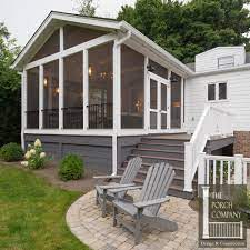 Screened Porch And Garage Oasis The Porch Company Screened Porch Designs Porch Design Back Porch Designs