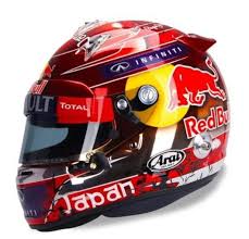 Renowned for swapping out his helmets, the one i have illustrated here is the first helmet released for his first championship winning year (2010). 2014 Red Bull Helmet Of Sebastian Vettel Japan F1helmet