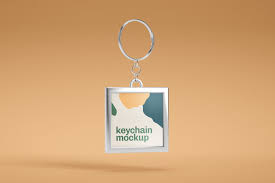 Download Silver Card Keychain Mockup Set In 2020 Keychain Mockup Branding Design PSD Mockup Templates