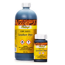 When exposed to the uv rays from the sun, unfinished, vegetable tanned leather will darken over time. Fiebing S Usmc Black Leather Dye Schwarzeste Lederfarbe