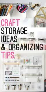 Set up a fantastic work space for all your crafting, no matter what size space you have. Craft Storage Ideas Organizing Tips Ohmeohmy Blog
