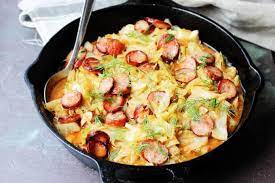 Kielbasa And Cabbage Polish Summer Hunter S Stew Eating European Recipe Soup Recipes Slow Cooker Hunters Stew Kielbasa And Cabbage