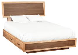 With this queen platform bed frame, your mattress wont sag and lose its shape over time. Whittier Wood Addison Queen Adjustable Headboard Storage Bed Crowley Furniture Mattress Platform Beds Low Profile Beds