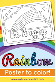 School's out for summer, so keep kids of all ages busy with summer coloring sheets. Rainbow Coloring Pages Hang Rainbows In Windows To Spread Hope And Positivity Messy Little Monster