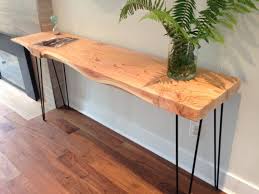 Console Table Solid Cedar Desk Plant Stand Coffee By Coolwoodbc Wood Console Table Decor Home Decor