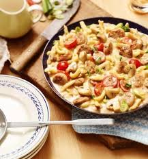 Bratwurst Spatzle Pfanne Rezept Leckere Rezepte Mit Fleisch Bratwurst Wurstchen