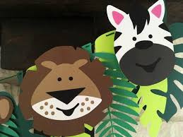 Jungle Garland Wild Animals Set Zoo Safari Jungle Birthday Party Or Baby Shower Animals Wild Wild Safari Animals Jungle Birthday Party