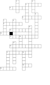 Food Crossword Puzzles