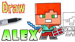 Alex fine's coloring pages, blog at wordpress.com. How To Draw Alex Minecraft Coloring Pages Youtube