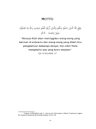 Sukses adalah guru yang buruk. Motto Persembahan Kata Pengantar