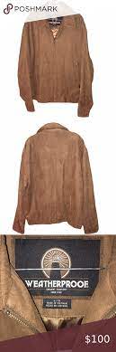 Weatherproof Garment Co Faux Suede Bomber Jacket Suede Bomber Jacket Suede Bomber Weatherproof Jacket