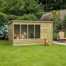 Wooden Dog Kennel 4x6x4