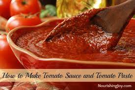 Tomato paste is basically this thick paste made out of pure tomatoes. How To Make Tomato Sauce And Tomato Paste Nourishing Joy