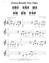 Every Breath You Take Sheet Music To Download