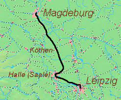 Postleitzahlen in deutschland plz suche & verzeichnis. Bahnstrecke Magdeburg Leipzig Wikipedia