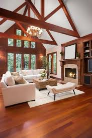 The Best Way To Heat A Home With High Ceilings Vaulted Ceiling Lighting Vaulted Ceiling Living Room Cherry Wood Floors