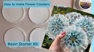 Detailed yet simple explanations and a lot of stunning designs make it useful to beginners and advanced resin artists alike. How To Make Flower Coasters Resin Starter Kit Full Tutorial Youtube Flower Making Resin Art Diy Resin Crafts