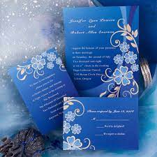 Blue Wedding Invitations Royal Blue Wedding Invitations Wedding Invitations With Pictures Flower Wedding Invitation