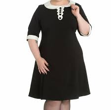 hell bunny magpie plus size dress 4xl us 18 nwt