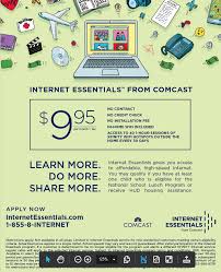 Comcast is a registered trademark of service is subject to terms and conditions of comcast workplace service agreement. Comcast S Internet Essentials Broadband Adoption Program For Low Income Households