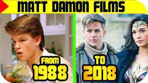 List of all matt damon movies including most successful and top grossing as well as worst films. Matt Damon Movies List From 1988 To 2018 Matt Damon Films List Filmography Youtube