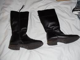 Black Boots White Sole Ladies L L Bean Black Boots Leather 13 1 X2f 2 Quot Tall From Floor Made In Portugal Leather Upper X2f Man Made Sole Size 8 1 Boots Black Boots Riding Boots