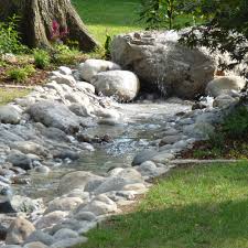 Images and ideas for backyard landscaping and do it yourself projects to easily create dry creek and river bed designs that dress up your property. Bachlauf Im Garten Anlegen