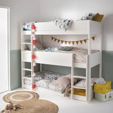 Plus de soucis, avec le canapé 3 places convertible taupe bastide votre salon se transforme en une douillette chambre en quelques secondes. Lit Superpose Triple 90x200 Leopold Blanc