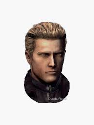 Albert Wesker sticker" Sticker for Sale by CrunchyFlower