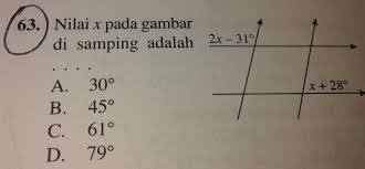 Perhatikan bilangan pada gambar di bawah ini kemudian tentukan nilai x pada gambar tersebut! Nilai X Pada Gambar Disamping Adalah Brainly Co Id