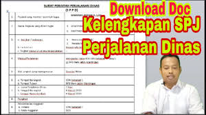 Contoh Surat Perintah Perjalanan Dinas Sppd Mengambil Dana Bos Download Sppd Pengambilan Dana Bos Youtube