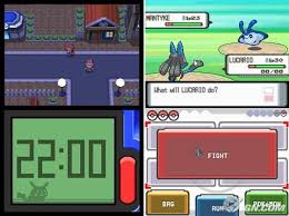 It is just walking around and versing trainers in english!(not asian). Pokemon Diamond And Pearl Uk Review Ign