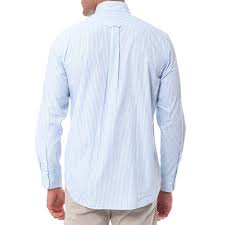 Πουκάμισο Gant λευκό-γαλάζιο (1541258.0-0617) | Factory Outlet