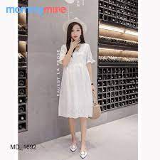 Eve baju hamil pesta dress plisket. Mommymine Baju Hamil Dress Hamil Menyusui Impor Md 1692 Shopee Indonesia