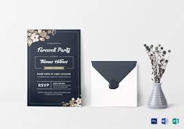 Regardless, save some dosh on party invites with this free printable invitation card. Farewell Party Invitation Card Design Template In Word Psd Publisher