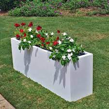 Westelm.com has been visited by 100k+ users in the past month 6 X 2 5 X 1 5 Large Pvc Planter White Rectangles Planters Outdoor Planters Pvc Planters